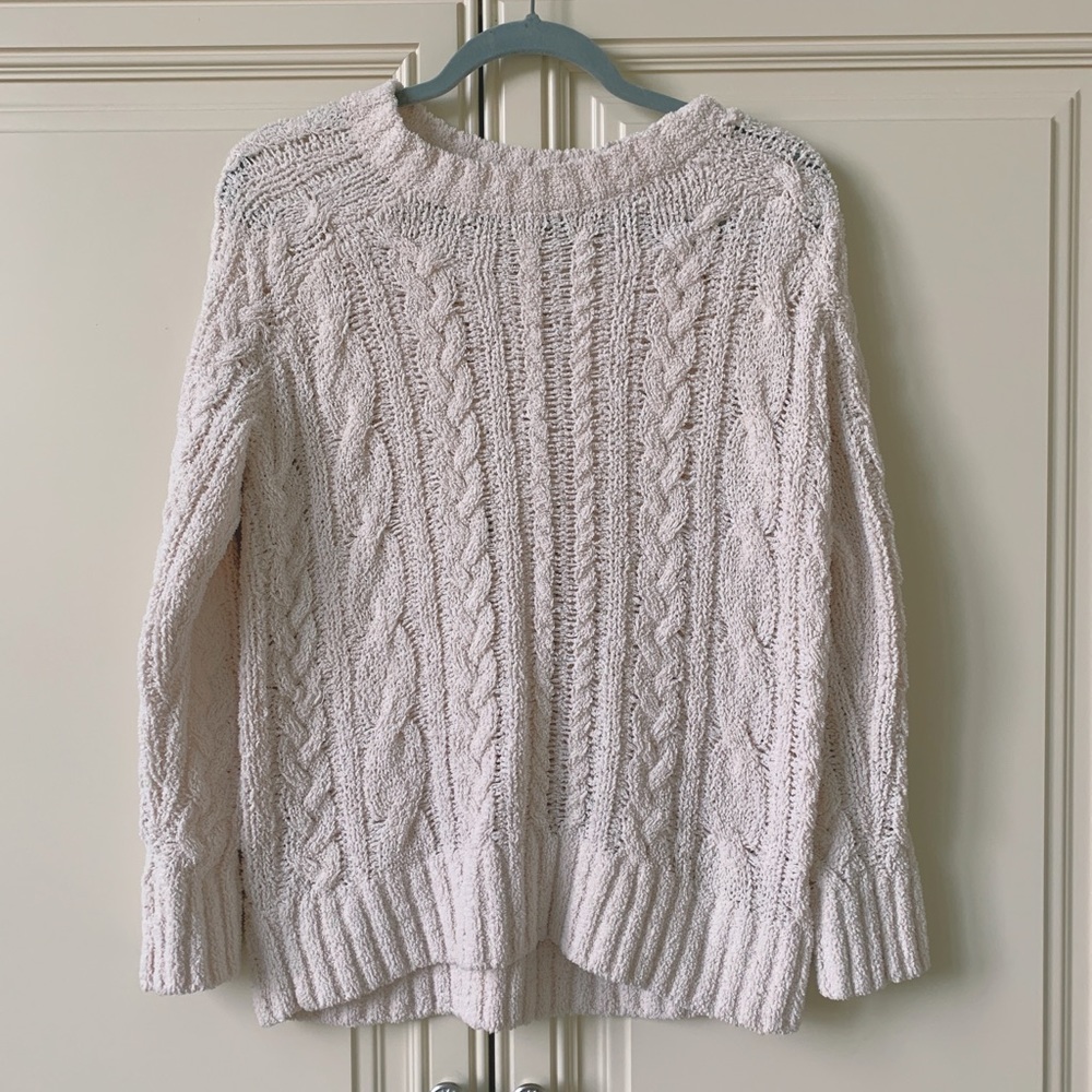 Pacsun cozy white knitted sweater